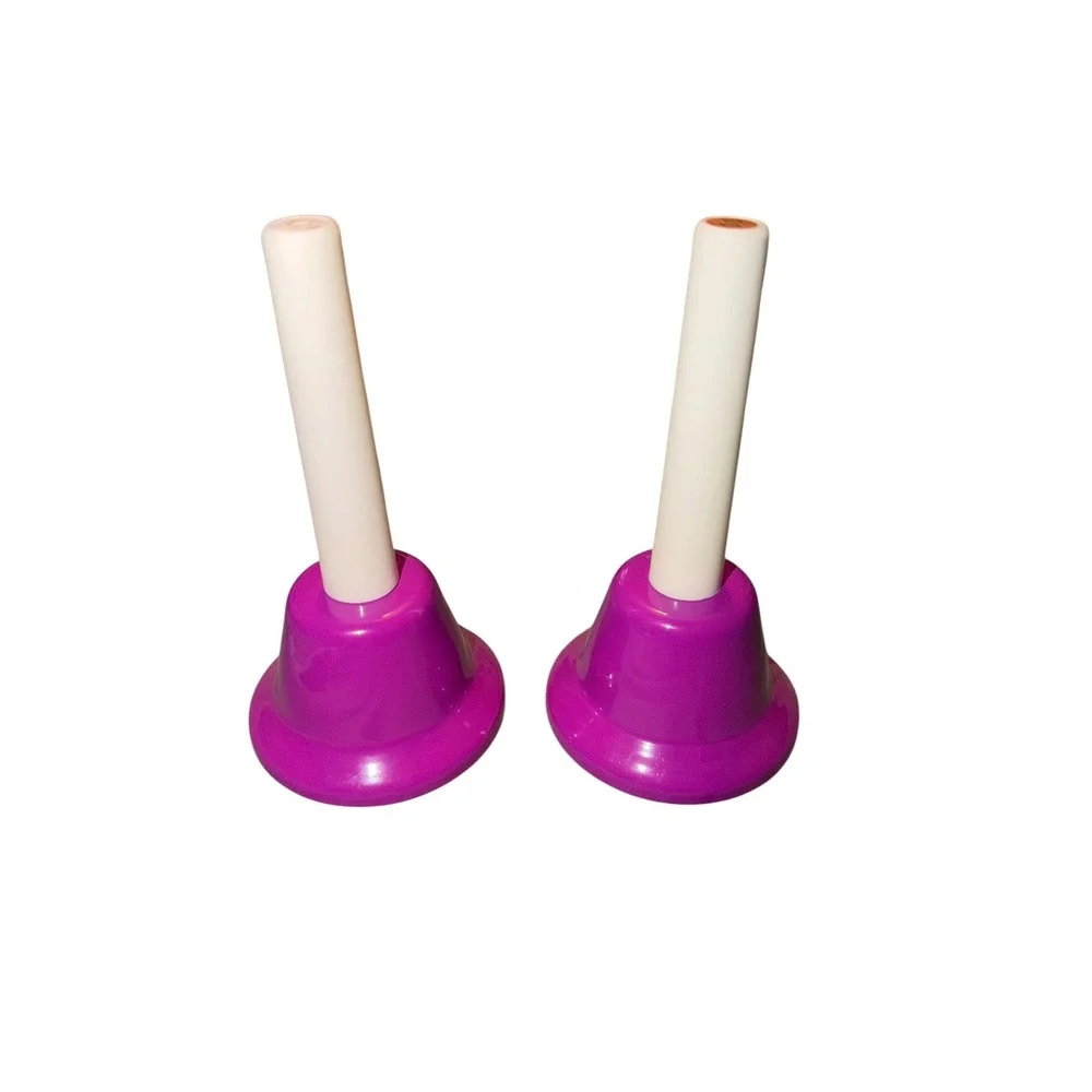 The Learning Experience Purple Musical Hand Bells Set of 2 Kids Educational Toy